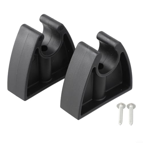 2 Stück Marine Boot Haken Halter Clips ABS Kunststoff Schnelle Installation Boot Pole Storage Clips für Marine Kajak Boot Kanu von Ableholy