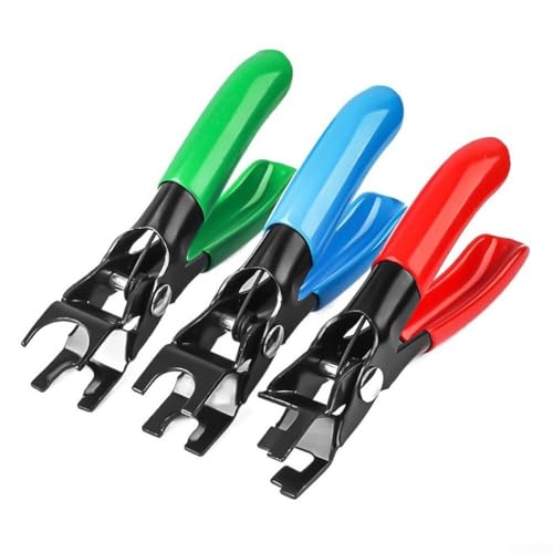 3 x Kfz-Kraftstoffleitungs-Trennzange, Legierung, geschmiedetes Schnellspanner-Schlauch-Entriegelungswerkzeug für Benzin-Klemmrohre, Kraftstoffleitungen, Ölleitungen, Heizkörper 3 x Kfz-Kraftstoffleitungs-Trennzange, Legierung, geschmiedetes Schnellspanner-Schlauch-Entriegelungswerkzeug für Benzin-Klemmrohre, Kraftstoffleitungen, Ölleitungen, Heizkörper von Ableholy