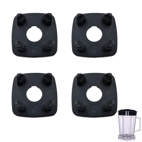 4 x Vibrationspads, stoßdämpfende, rutschfeste Schallmatten für Küchenarbeitsplatte oder Mixer-Basis (ohne Loch) von Ableholy