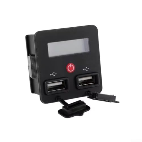 Batterietester mit Voltmeter für Säure- und Li-Ionen-Batterien, 3S bis 6S, mit Dual-USB-Anschlüssen, 2 5 A Ausgang und wasserdichtem Design für zuverlässige Spannungsüberwachung von Ableholy
