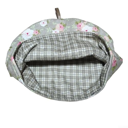 Bequeme Baumwoll-Teekannen-Isolierhülle mit Polyesterfüllung zur Wärmespeicherung, geeignet für Teekannen bis zu 2000 ml Fassungsvermögen, einfach aufzuhängen und aufzubewahren (24#) von Ableholy