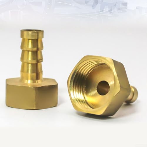Für BSP-Innengewinde Messing Widerhaken 30,5 cm Schlauchverschraubung für Luft- und Wasserleitungen (16 mm) von Ableholy
