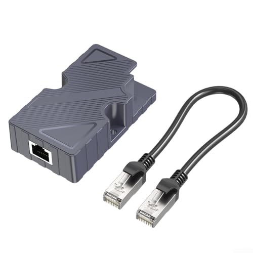 Für Starlink Dishy V2 Ethernet-Kabeladapter-Set mit RJ45-Stecker, unterstützt 150 W Power Delivery 10/100/1000 Mbps Geschwindigkeiten und intelligentes Energiemanagement für Netzwerkstabilität Für Starlink Dishy V2 Ethernet-Kabeladapter-Set mit RJ45-Stecker, unterstützt 150 W Power Delivery 10/100/1000 Mbps Geschwindigkeiten und intelligentes Energiemanagement für Netzwerkstabilität von Ableholy