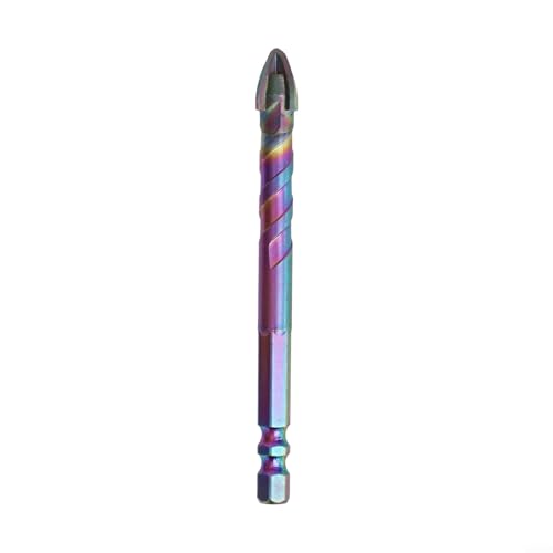 Hartmetall-Bohrer-Set für Glas, Holz, Metall, Fliesen, Marmor, 95 mm, inklusive 6 mm, 8 mm, 10 mm, 12 mm Größen (10 mm) von Ableholy