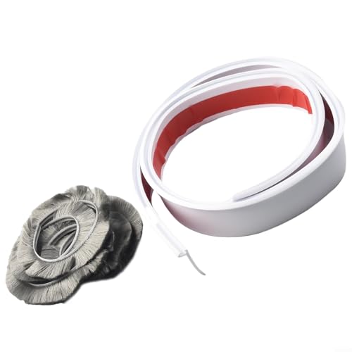 Insekten- und schallabsorbierender Türbodendichtungsstreifen, 100 cm, für Häuser (weiß) von Ableholy