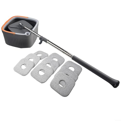 Intelligentes Design, selbstwaschender, drehbarer Wischmopp mit 360-Grad-Flexibilität und separatem Wassereimer für effiziente Reinigung von Ableholy