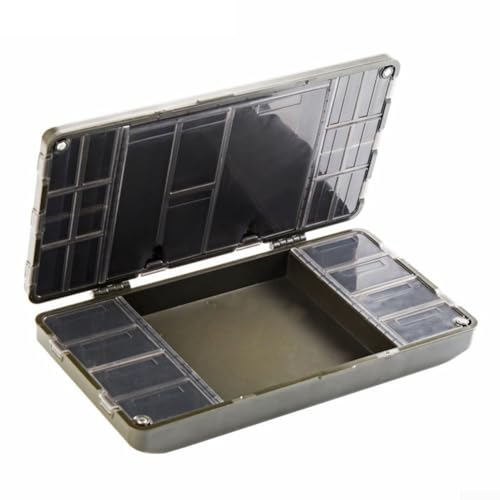 Karpfenangeln Tackle Box, doppelseitig mit Magnetverschluss, geräumige Aufbewahrung für Haken und Köder von Ableholy