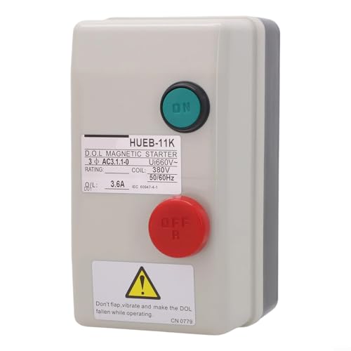 Kompakter und effizienter magnetischer Elektromotor-Starterschalter mit eingebauten Sicherheitsfunktionen für den industriellen Einsatz bei 380 V (2,4–3,6 A) von Ableholy