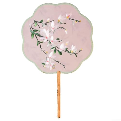 Kultureller doppelseitiger runder Ventilator mit aufwendigem Suzhou-Design, perfekt für Auftritte (D) von Ableholy