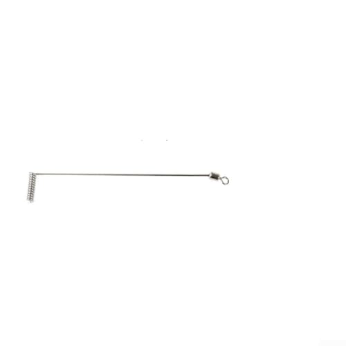 L-förmige Balance-Rohrhaken, Edelstahl, Spalthaken-Set für verschiedene Angelaufgaben (10 cm), 10 Stück von Ableholy