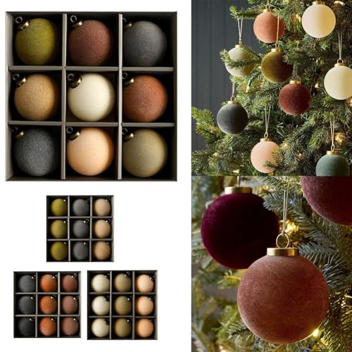 Leicht anpassbare Weihnachtskugel-Sets mit weichen hängenden Ornamenten, um Ihr Zuhause in diesem Winter aufzuhellen (B) von Ableholy