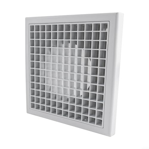 Lüftungsgitter, 100 mm/150 mm, mit Ungezieferschutz, Rohrabdeckungen für Wand, Tür, Fenster (100 mm) von Ableholy