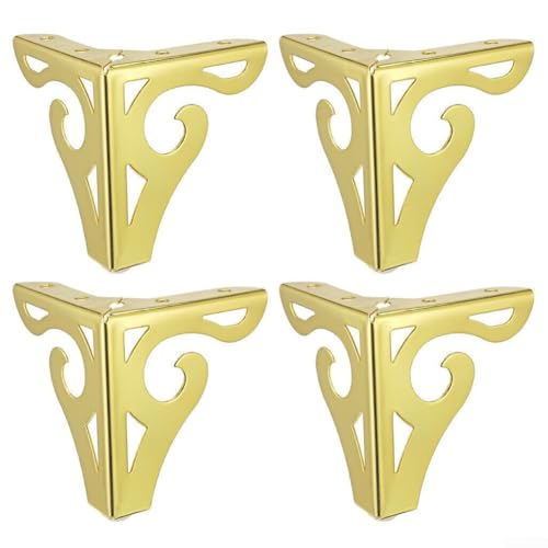 Metallbeine für Möbel, starke Unterstützung für Schränke, Sofas und Tische (Gold) von Ableholy