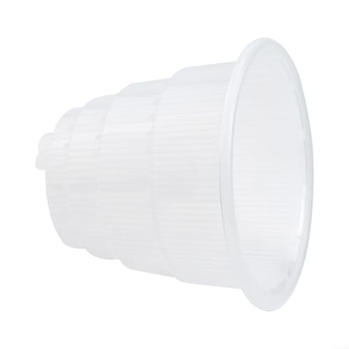 Orchideen-Blumentopf, transparenter Harzbehälter mit Belüftungslöchern für effektives Pflanzenwachstum und Pflege (M) von Ableholy