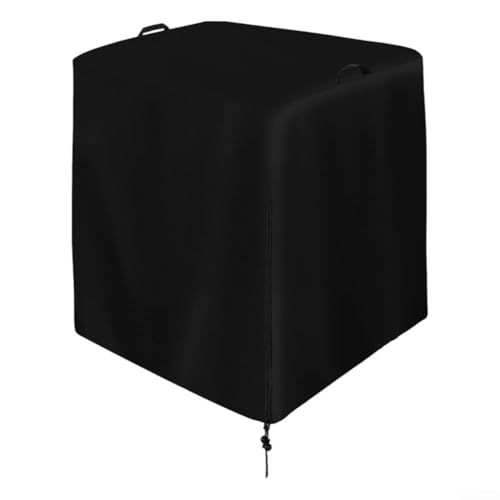 Poolpumpenabdeckung, 500D Oxford-Gewebe, wasserdichte Outdoor-Poolausrüstung, Abdeckung mit verstellbarem Kordelzug an der Unterseite, für Sandfiltersystem (83,8 x 61 x 83,8 cm) von Ableholy
