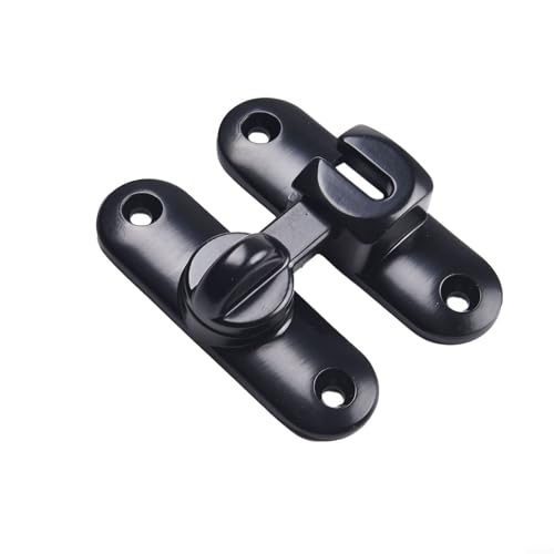 Schiebetor, Scheunentür, Schlosshaken, Riegelriegel aus Zinklegierung für Schrank und Schiebetor mit stabilem Design (schwarz) von Ableholy