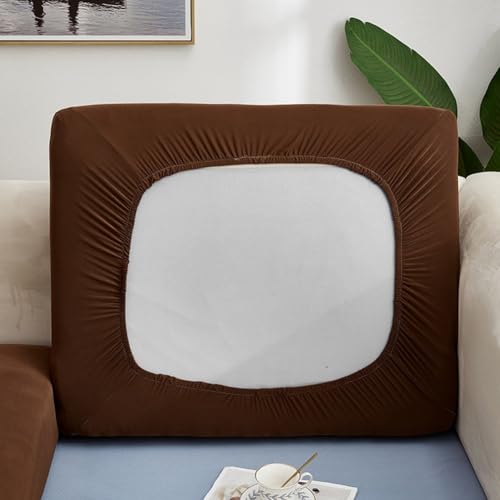 Schonbezug für Couch-Sitze, leicht zu reinigender Stoff, der Komfort und Schutz in Ihrem Zuhause bietet (Kaffee) von Ableholy