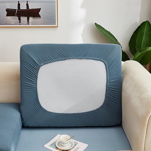 Schonbezug für Couch-Sitze, leicht zu reinigender Stoff, der Komfort und Schutz in Ihrem Zuhause bietet (Pfauenblau) von Ableholy
