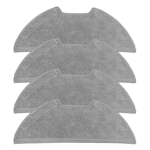 Waschbare Reinigungspads, 4/10 Stück, wiederverwendbare Wischpads für EUREKA E20 für Evo Plus Roboter-Staubsauger, Mikrofaser-Wischmopp-Ersatz (4 Stück) von Ableholy
