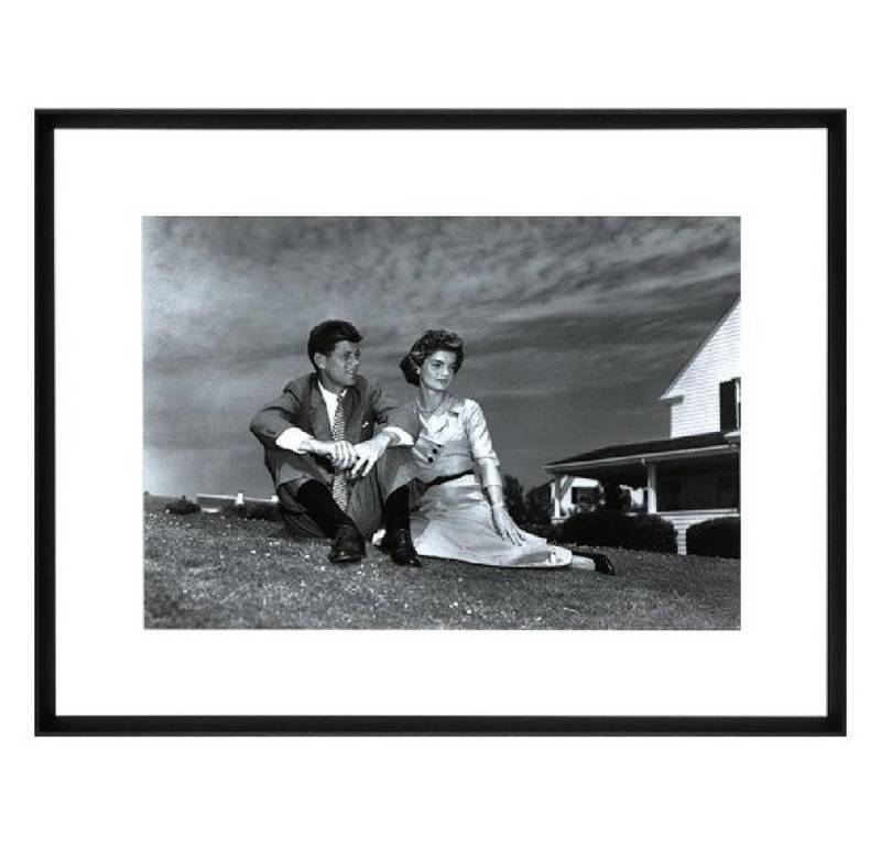Ablo-Blommaert Wanddekoobjekt Jack and Jackie 1953 Schwarzweiß (90x70cm) von Ablo-Blommaert