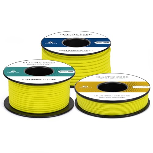 Abma Cord Gummischnur 2mm x 20m Gummikordel Gummiband Elastische Kordel Rund Gummiseil für Rucksack, Party-Hüte, Schmuck, Basteln, Camping, Zelt - Neongelb Abma Cord Gummischnur 2mm x 20m Gummikordel Gummiband Elastische Kordel Rund Gummiseil für Rucksack, Party-Hüte, Schmuck, Basteln, Camping, Zelt - Neongelb von Abma Cord