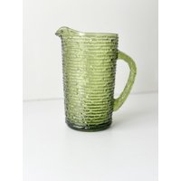 Anker Hocking Soreno Krug Gerippte Rinde Textur Avocado Grünes Glas Anker Hocking Soreno Krug Gerippte Rinde Textur Avocado Grünes Glas von AbodeFloridus