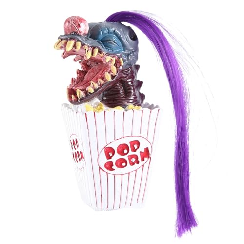 Aboiled 1 Stück Clown-Skulptur, Halloween-Clown-Dekoration, Clown Aus Dem Weltraum, Lila von Aboiled