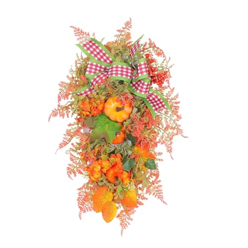 Aboiled 1 Stück Herbstdekoration für die Haustür, Herbstkranz, Künstlicher Herbstlicher Erntetropfen Wie Abgebildet, Herbstdekoration für Herbst und Erntedankfest. von Aboiled