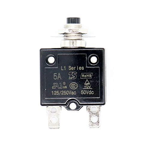 Aboiled 1 x 5A Leistungs Schalter 12 V / 24 V Taste Rück Stellbare Wärme Schalter Panel Installation Mit Wasserdichte Kappe Aboiled 1 x 5A Leistungs Schalter 12 V / 24 V Taste Rück Stellbare Wärme Schalter Panel Installation Mit Wasserdichte Kappe von Aboiled