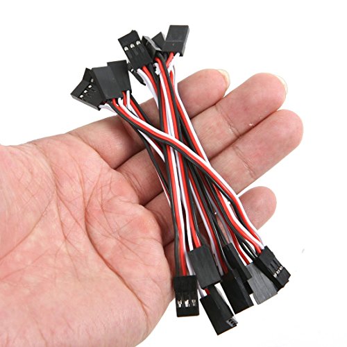 Aboiled 10 Stueck 10cm Servo Verlaengerung Leitungsdraht Draht Kabel MaeNNER ZUM MaeNNLICH von Aboiled
