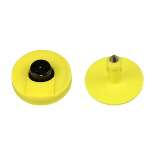 Aboiled 100pcs RFID Tierohr-Tag UHF Elektronische Ohr-Tag 860-960MHz Tierverfolgung für Schweinsschafe Schwein Ziege Rinder RFID Tag A von Aboiled