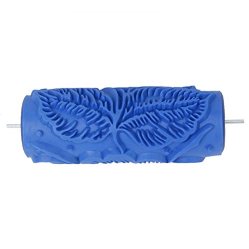 Aboiled 15 cm Wand Dekoration Blumen Muster Empaistic Malerei Roller fuer die Dekoration Machine Blau Aboiled 15 cm Wand Dekoration Blumen Muster Empaistic Malerei Roller fuer die Dekoration Machine Blau von Aboiled
