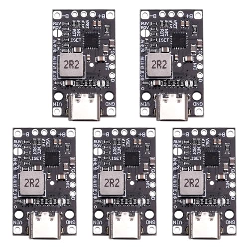 Aboiled 3,7 V 2S Lithium-Batterie-Boost- Typ C Unterstützt QC-Schnellladung mit LED-Anzeige für Ausgeglichene Ladung von Aboiled