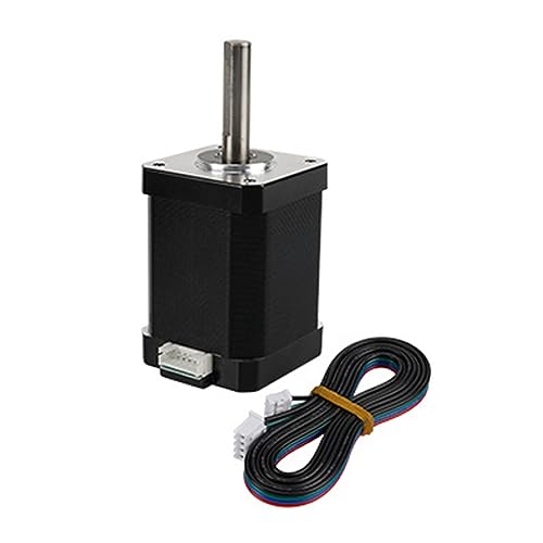 Aboiled 42 Schrittmotor, Höhe 60 Mm, Motor mit 1000 X H2,54 Kabeln für 3D-Drucker, Extruder, CNC-Zubehör – Schwarz Aboiled 42 Schrittmotor, Höhe 60 Mm, Motor mit 1000 X H2,54 Kabeln für 3D-Drucker, Extruder, CNC-Zubehör – Schwarz von Aboiled