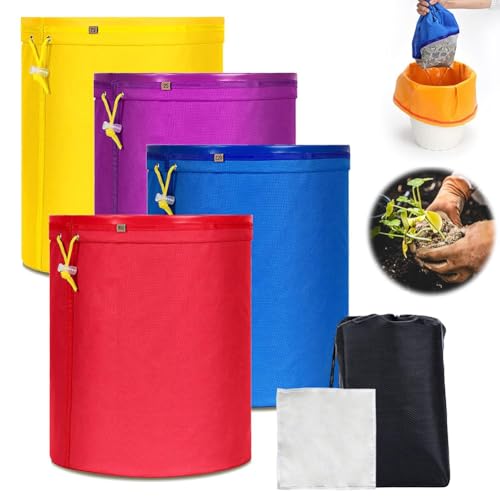 Aboiled 4er-Pack Filterbeutel, Filterbeutel-Set, Filtersieb und Aufbewahrungsbeutel, Filterbeutel für Pflanzenwachstum, Aufbewahrungsbeutel A Aboiled 4er-Pack Filterbeutel, Filterbeutel-Set, Filtersieb und Aufbewahrungsbeutel, Filterbeutel für Pflanzenwachstum, Aufbewahrungsbeutel A von Aboiled