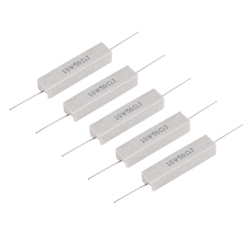 Aboiled 5 Stueck 10W 50 Ohm 5% Keramik Zement Leistungswiderstand 10 Watt Aboiled 5 Stueck 10W 50 Ohm 5% Keramik Zement Leistungswiderstand 10 Watt von Aboiled