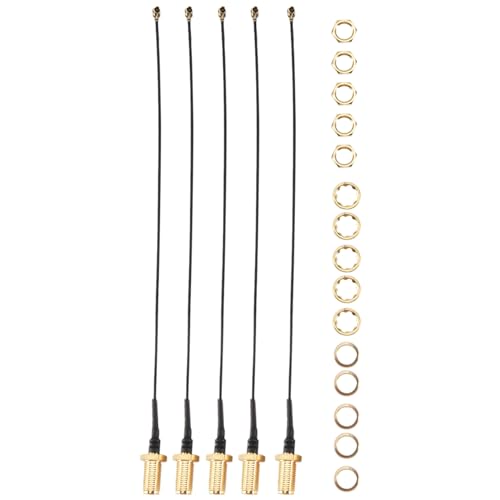 Aboiled 5Er Stecker Antenne WiFi Pigtail SMA Buchse auf IPX VerläNgerungskabel 15Cm von Aboiled