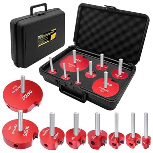 Aboiled 8-Teiliges PVC-Rohrreibahlen-Set, PVC-Fitting Saver, PVC-Steckschlüssel-Saver, Passend für Standard-1/2-Bohrer, PVC-Rohrreibahlen-Werkzeug, Langlebig, Einfach zu Installieren Aboiled 8-Teiliges PVC-Rohrreibahlen-Set, PVC-Fitting Saver, PVC-Steckschlüssel-Saver, Passend für Standard-1/2-Bohrer, PVC-Rohrreibahlen-Werkzeug, Langlebig, Einfach zu Installieren von Aboiled