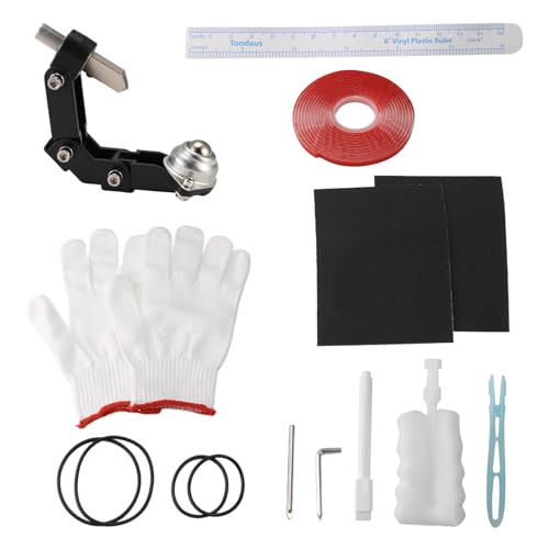 Aboiled Bogen Glasflaschenschneider DIY Werkzeug Tragbares Schnellglasschneide Satz, Quadratische und Runde Flaschenschneidemaschine mit ZubehöR von Aboiled