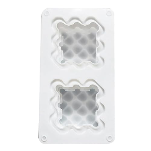 Aboiled Candle Mold Quadratische Kerzenform Silikon Valentinstag Herzkerzenform 2 Hohlraum Herzblasen 3D-Blasenform für Seife, Harz, DIY Aboiled Candle Mold Quadratische Kerzenform Silikon Valentinstag Herzkerzenform 2 Hohlraum Herzblasen 3D-Blasenform für Seife, Harz, DIY von Aboiled