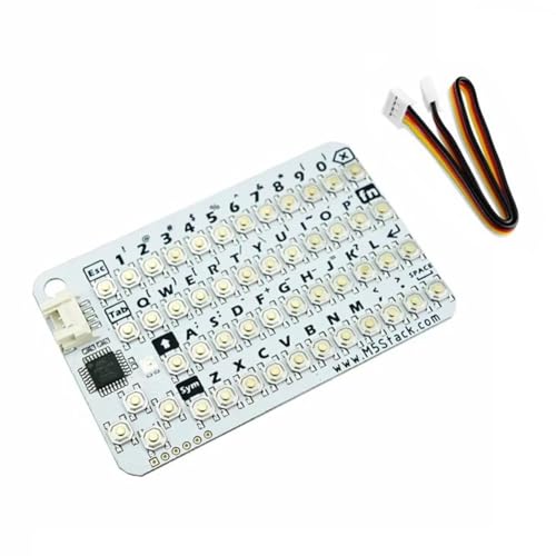 Aboiled CardKB V1.1 Mini 50-Tasten QWERTY-Tastatureinheit mit ATMega8A MCU, I2C, RGB-LED, Programmierbar für UIFlow (MEGA8A) von Aboiled