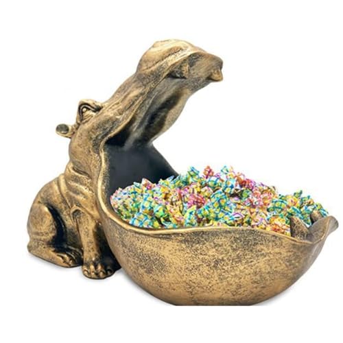 Aboiled Einzigartige -Statue Aus Harz, Figur, Schlüsselschale für Büro-Schreibtisch und Eingangstischdekoration, Gold Aboiled Einzigartige -Statue Aus Harz, Figur, Schlüsselschale für Büro-Schreibtisch und Eingangstischdekoration, Gold von Aboiled