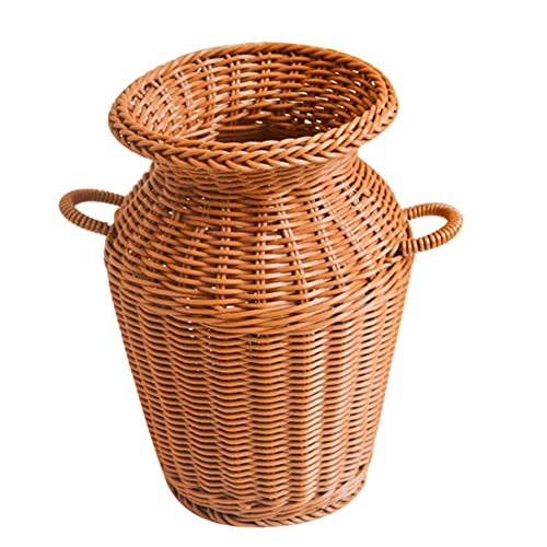 Aboiled Gewebte Vase Aus Rattan Imitat, Kunst Vase, Tisch Dekoration, Pflanzen, Blumen Topf, Mode Blumen, Rattan für Haus Dekoration Aboiled Gewebte Vase Aus Rattan Imitat, Kunst Vase, Tisch Dekoration, Pflanzen, Blumen Topf, Mode Blumen, Rattan für Haus Dekoration von Aboiled