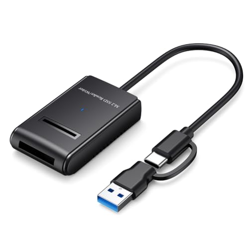 Aboiled M.2 NVME Mobiles Festplatten-Laufwerk Kabel M.2 SSD-Leser für 2230 2242 2260 2280 22110 M.2 Festplatte Typ-C 3.2 USB3.0 von Aboiled