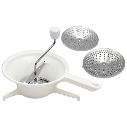 Aboiled Passiermühle für Gemüseschneider mit 3 Auswechselbaren Scheiben Passiermühle Handschneider Fräsen für Tomatensauce Kartoffeln Aboiled Passiermühle für Gemüseschneider mit 3 Auswechselbaren Scheiben Passiermühle Handschneider Fräsen für Tomatensauce Kartoffeln von Aboiled