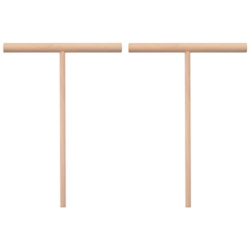 Aboiled Praktische T-Form Crepe Maker Pfannkuchen Teig Treuer Stick Haus Kueche Werkzeug Kit DIY Verwendung von Aboiled