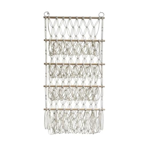 Aboiled Wandbehang-Organizer, Stofftier-Spielzeugnetz, Hängematte, Kinderzimmer, Plüschtier-Aufbewahrung, Boho-Makramee, Aboiled Wandbehang-Organizer, Stofftier-Spielzeugnetz, Hängematte, Kinderzimmer, Plüschtier-Aufbewahrung, Boho-Makramee, von Aboiled