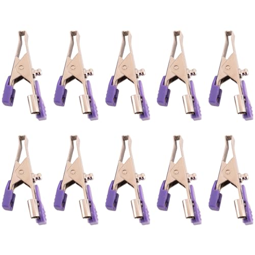 Aboiled Wiederverwendbare 10 Stück EKG/EKG Krokodil Klemmen Elektroden für Tiere, Haustiere, Hunde, Katzen und Tierärzte Zur Befestigung Von Kabeln Aboiled Wiederverwendbare 10 Stück EKG/EKG Krokodil Klemmen Elektroden für Tiere, Haustiere, Hunde, Katzen und Tierärzte Zur Befestigung Von Kabeln von Aboiled