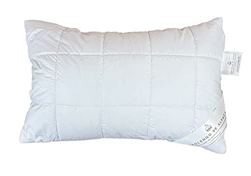 Abolengo de Alpaca Alpaka Kopfkissen mit feinstem Baby Alpaka versteppt 40x60cm, weich (Füllung: Bio Daune/Federn) von Abolengo de Alpaca