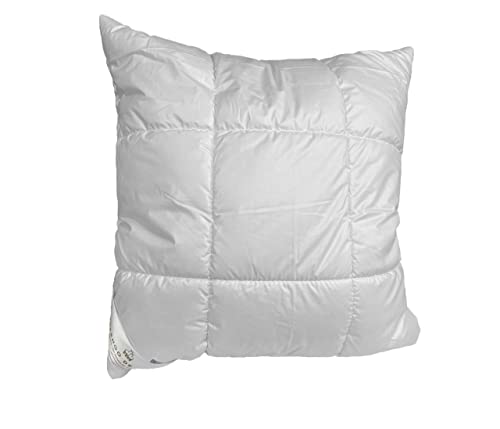 Abolengo de Alpaca Alpaka Kopfkissen mit feinstem Baby Alpaka versteppt 60x60cm, medium (Füllung: Naturlatexstäbchen) von Abolengo de Alpaca